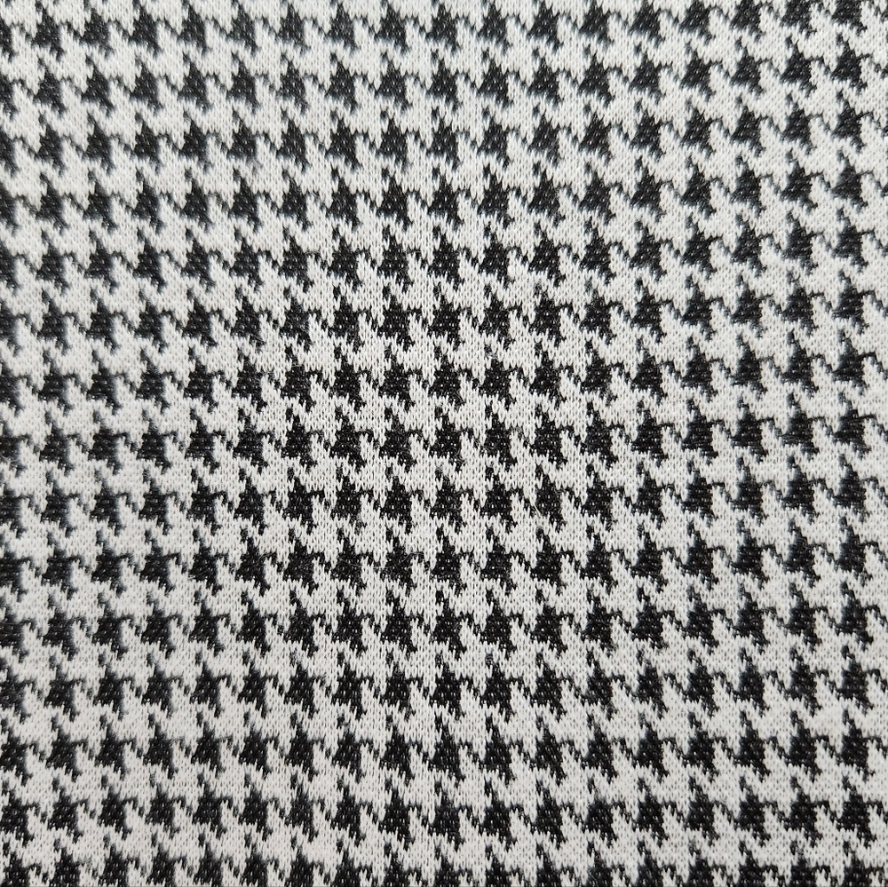 TORRID Peplum Dress Double Knit Black Gray Houndstooth Retro Vibe Pinup Plus 2X - Picture 6 of 6